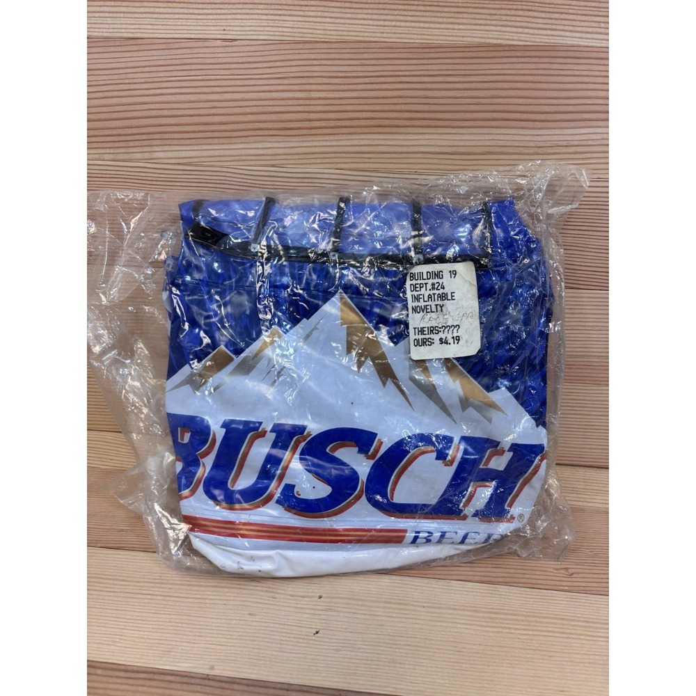 Vintage Busch Beer Nascar #98 Inflatable Hanging Race Car NIP Blue New